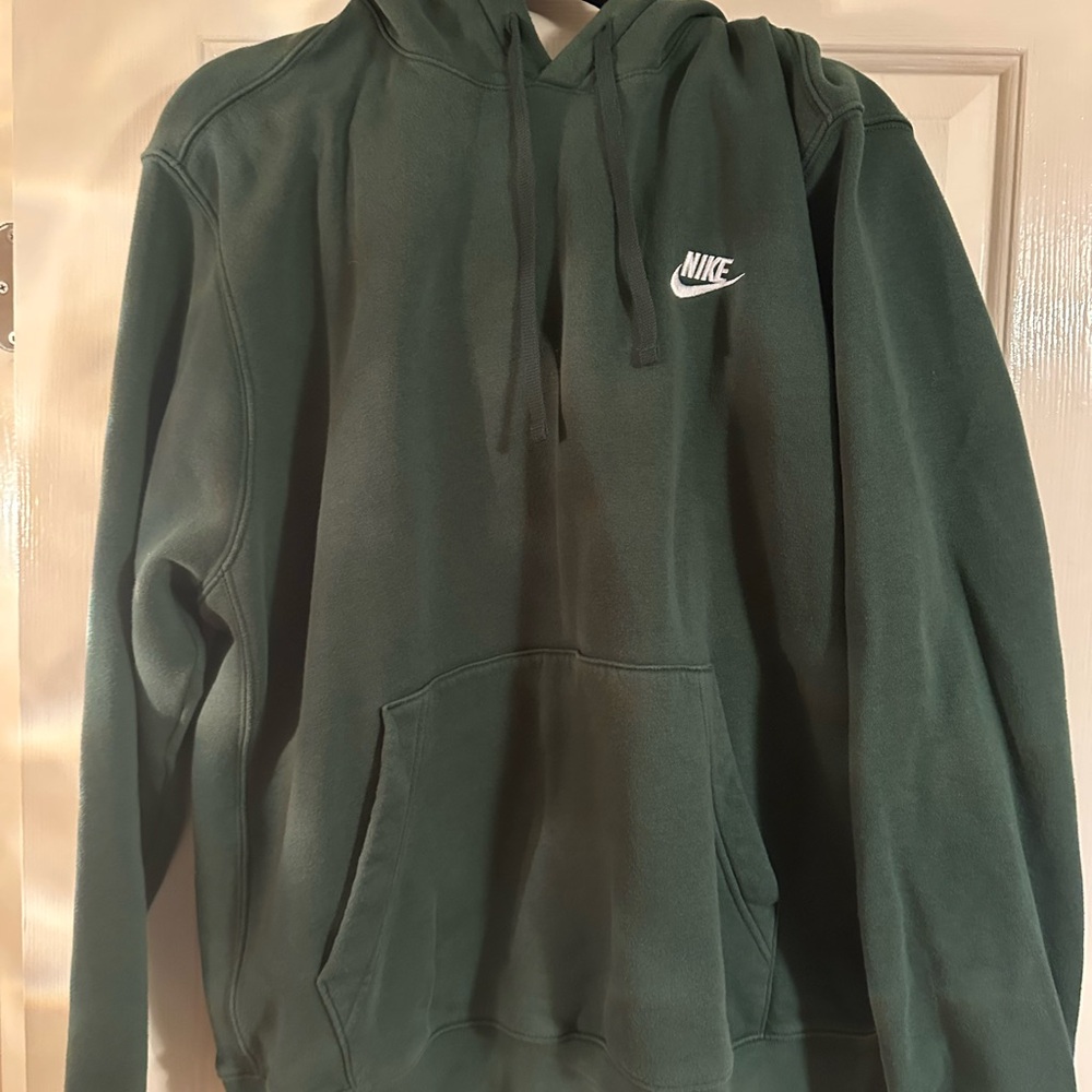 Nike Men's Forest Green Hoodie